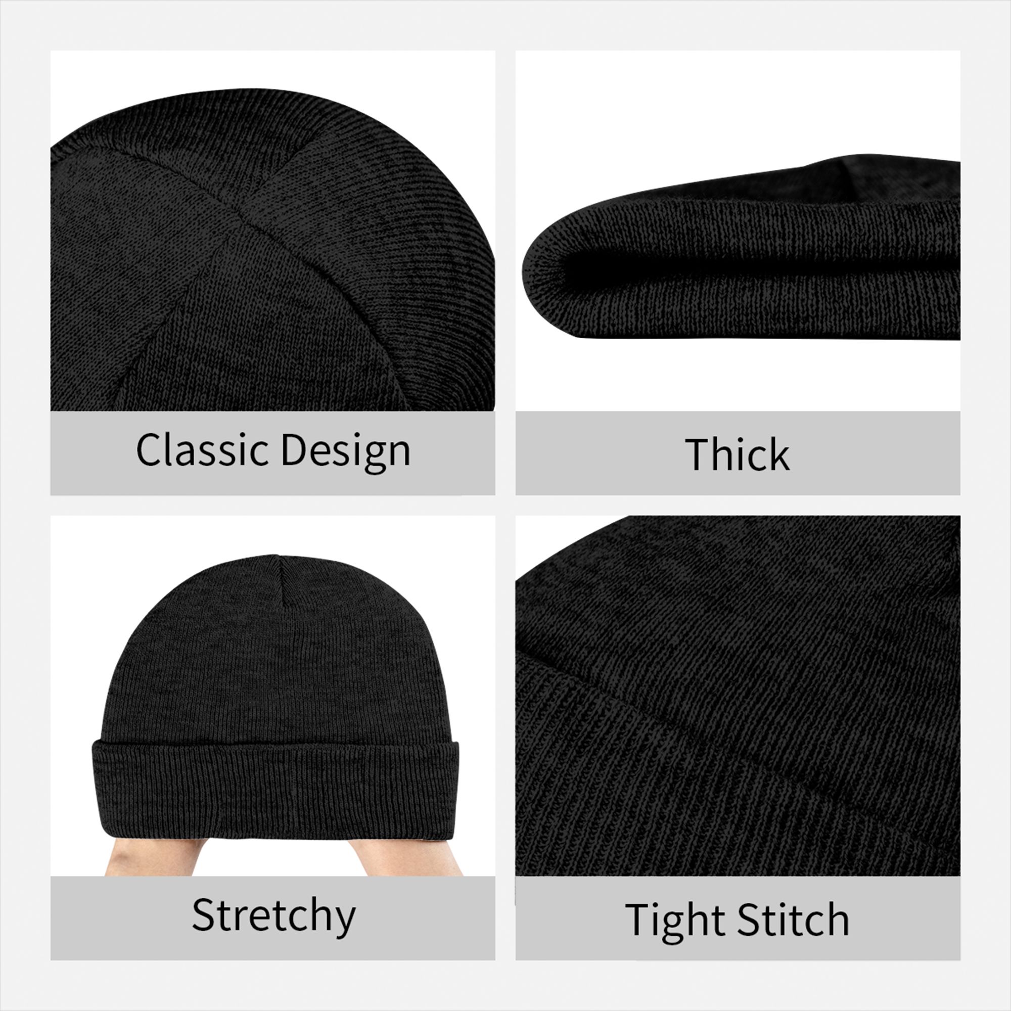 남녀 공용 골지 니트 커프 비니 예수는 왕이다 기독교  - Beanie Cuffed Knit 리뷰 및 가격