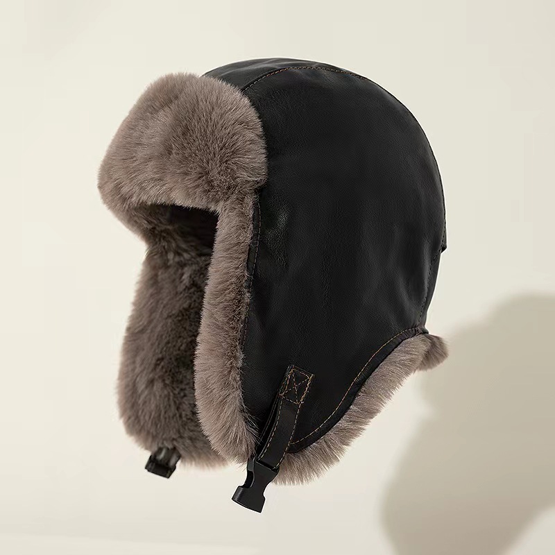 남성용 겨울 레트로 가죽 모자 트래퍼 에비에이터 트루퍼 - Winter Trapper Hat 리뷰 및 가격