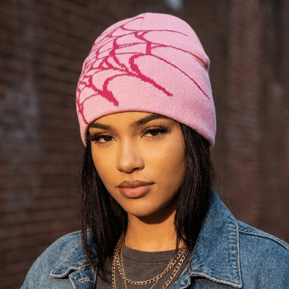 힙합 소프트 스파이더 웹 패턴 비니 캡 따뜻한 스트리트 - Beanie Cuffed Knit 리뷰 및 가격