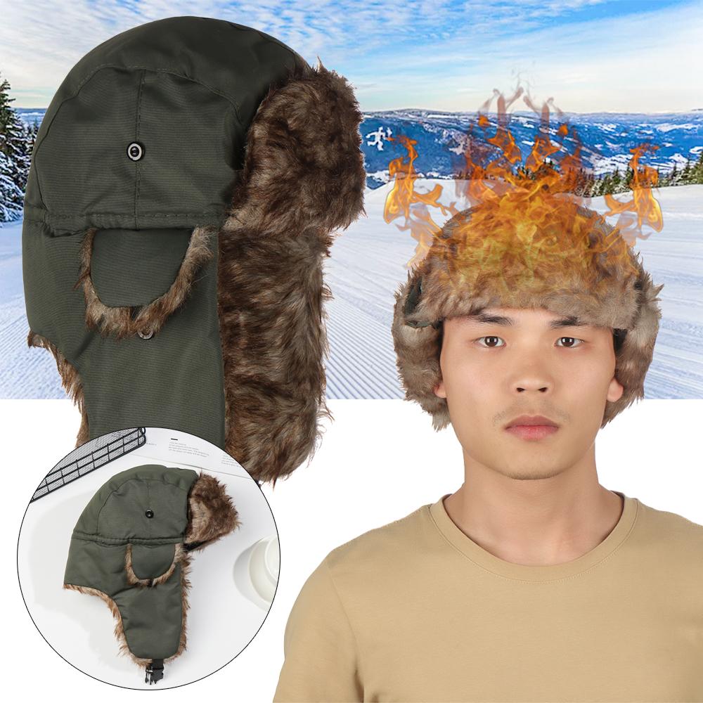 따뜻한 귀덮개 트래퍼 겨울 모자 스키 모자 러시아 우샨 - Winter Trapper Hat 리뷰 및 가격